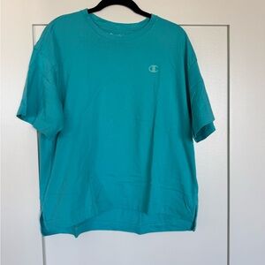 Champion Women's Teal Short Sleeve Tee